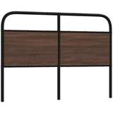 vidaXL Uzglavlje smeđa boja hrasta 135 cm čelik i konstruirano drvo | shoptok.hr