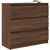  Komoda boja hrasta 80x35x76 cm konstruirano drvo | shoptok.hr