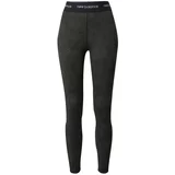 New Balance Sportske hlače 'Sleek 25' siva / zelena melange / crna