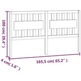  Posteljno vzglavje 165,5x4x100 cm trdna borovina, (20933415) | Shoptok.si