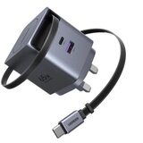 Ugreen x615 65w gan fast charger with retractable cable ( 093-0072 ) Cene