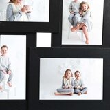  Za 4 fotografije (10 x 15 cm) crni MDF | shoptok.hr
