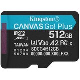 Kingston SDCG4/512GBSP/Canvas Go! Plus/microSD/200/160MB/s Memorije kartice ( SDCG4/512GBSP ) Cene
