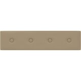  Zidna uzglavlja 12 pcs Boja cappuccina 60 x 15 cm Lažna koža | shoptok.hr