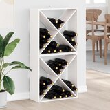  Stalak za vino 2 pcs Bijelo 62 x 25 x 62 cm Čvrsto borovo drvo | shoptok.hr