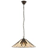 Endon 111922 - Luster na lancu Tiffany ASTORIA 3xE27/10W/230V prečnik 48 cm | Eponuda.com