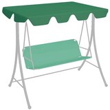 vidaXL Zamjenski krov za vrtnu ljuljačku zeleni 188 / 168x110 / 145 cm Cijene