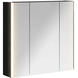  Kupaonski ormar s ogledalom Crni hrast 63 5 x 15 5 x 60 5 cm | shoptok.hr