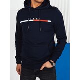 DStreet Bluza męska z nadrukiem granatowa | shoptok.hr