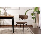 Hanah home stolica nancy - brown, black brownblack chair set (2 pieces) Cene