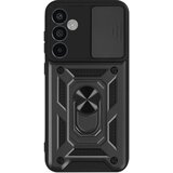Oem Mayaxess, Ohišje s prstanom za Samsung Galaxy A55 Zaščita pred udarci s pokrovom kamere, Črna, (5000215822) | Shoptok.si