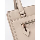 Shelvt Beige handbag with zipper | shoptok.hr