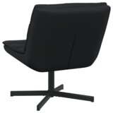  Vrtljiv stol Črna 63 x 75 x 76 cm Svetleč PU, (5000288931) | Shoptok.si