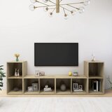 TV ormarići 4 kom boja hrasta 72 x 35 x 36,5 cm od iverice Cijene