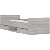  Kreveta s uzglavljem i podnožjem boja hrasta 75 x 190 cm | shoptok.hr