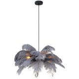 Mömax Viseča Svetilka Fedi, Črna, Siva, Ca. 55/120 Cm | Shoptok.si