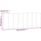  Jastuk za uzglavlje plavi 120 cm baršunasti | shoptok.hr