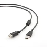1.8m USB 2.0 A M /FM USB cable USB A Black