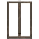  Noge za barski stol T-oblika 2 kom Crne 60x35x(90-91) cm Čelik | shoptok.hr