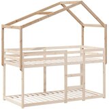 vidaXL krov za dječji krevet 213 x 85,5 x 144,5 cm od masivne borovine | shoptok.hr