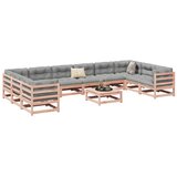  11-dijelni set vrtnih sofa od masivnog drva duglazije | shoptok.hr