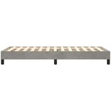 vidaXL Box spring posteljni okvir svetlo siv 80x200 cm žamet | Shoptok.si