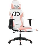  Masažni igralni stol z oporo za noge Bela in roza umetno usnje, (21152303) | Shoptok.si