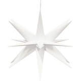 vidaXL Svetilka v obliki zvezde LED zložljiva bela 43 cm | Shoptok.si