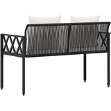  Vanjske klupe 2 -Seater 116 x 56 x 75 cm poliratan | shoptok.hr