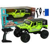 Buggy na daljinsko upravljanje Rock Crawler 2.4 GHz 4x4 sa amortizerima - zeleni | shoptok.hr
