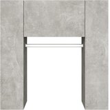 Ormarić za hodnik boja betona 97,5x37x99 cm konstruirano drvo | Eponuda.ba