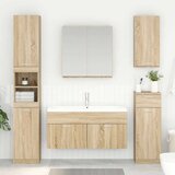 vidaXL Omarica za umivalnik z vrati Sonoma hrast 38,5 x 100 x 46 cm | Shoptok.si