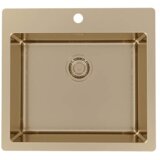 Alveus enojno pomivalno korito Monarch Pure 70 - bronasta (1141621) | Shoptok.si