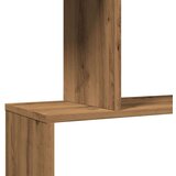 vidaXL Pregrada s knjižno omaro 3-nadstr. artisan hrast 70x24x97 cm | Shoptok.si