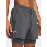 Under Armour UA LAUNCH 5'' 2-IN-1 SHORTS grey sports shorts | Shoptok.si