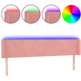  Posteljno vzglavje roza 183x16x78/88 cm žamet, (20933345) | Shoptok.si