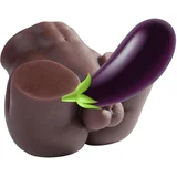 Joshua Tight Anal Realistic Sex Doll with 18cm Dildo 4.8kg Brown