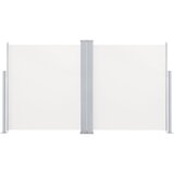 Maison Chic Zložljiva dvojna stranska tenda - Senčniki za teraso 170x600 cm krem, (22039751) | Shoptok.si