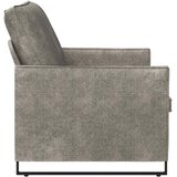  Kauč za dvoje Svjetlosiva 130 x 81 x 82 cm Umjetni sued Slike
