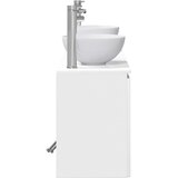  Set ormarića za kupaonicu 3 kom. Bijela visokog sjaja 49,5 x 41 x 64,5 cm | Shoptok.si