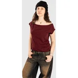 Isabel T-shirt red black striped