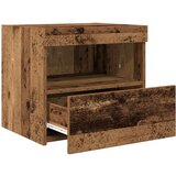  Noćni ormarić s LED svjetlima od starog drva 50x40x45 cm | shoptok.hr