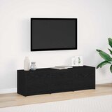TV ormarić s LED rasvjetom Crni Hrast 140 x 34 x 40 cm | shoptok.hr