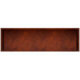  Vrtna saksija Rđa 80 x 30 x 30 cm Otporni čelik | shoptok.hr
