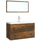  Set kupaonskog namještaja boja hrasta konstruirano drvo | shoptok.hr