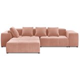 Cosmopolitan Design Kutna garnitura od ružičastog baršuna (varijabilna) Rome Velvet - Cijene