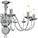 Luster srebrni 12 žarulja E14 | shoptok.hr