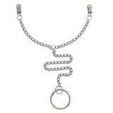 Rimba Nipple Clamps with Chain and Scrotum Ring O 7679 50mm Cene