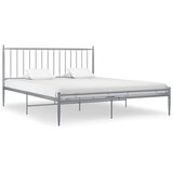  Posteljni okvir siv kovinski 200x200 cm, (20646161) | Shoptok.si