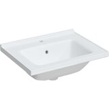Maison Chic Kopalniški Umivalnik - Kopalna umivalnik - Lavabo bel 61x48x19,5 cm pravokoten keramičen, (21684560) Cene